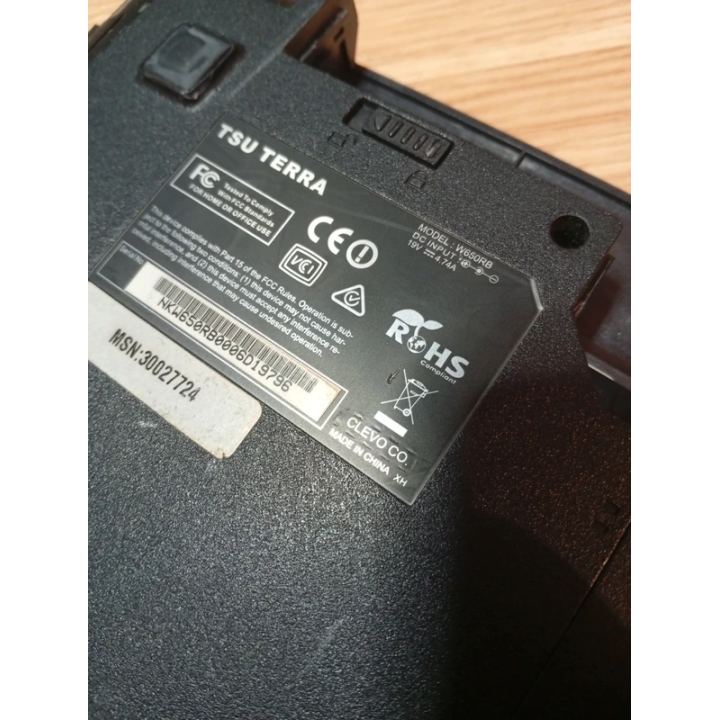 Portátil Clevo W650RB Para Piezas o Reparación | ChollosPC