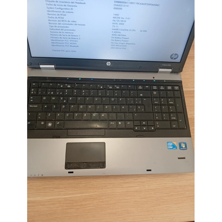 Portátil HP ProBook 6550b Barato y Reacondicionado | ChollosPC