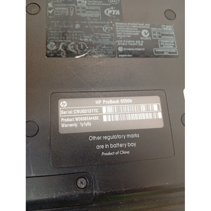 Portátil HP ProBook 6550b Barato y Reacondicionado | ChollosPC
