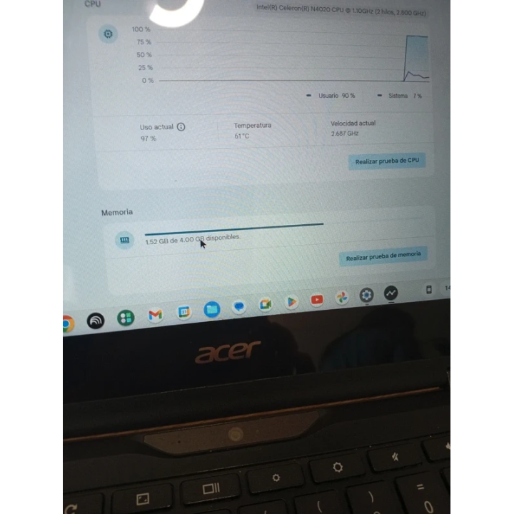 Portátil Acer Chrome OS Barato y Reacondicionado | Chromebook | ChollosPC