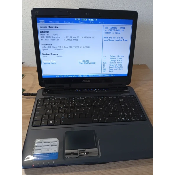 Portátil ASUS X5AV Core 2 Duo Para Piezas o Reacondicionado | ChollosPC