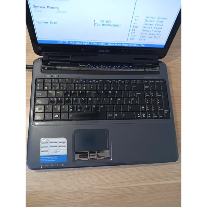 Portátil ASUS X5AV Core 2 Duo Para Piezas o Reacondicionado | ChollosPC