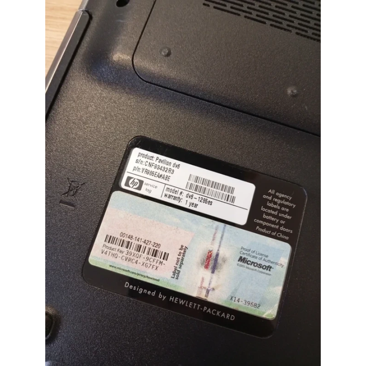 Portátil HP Pavilion dv6-1285es Core 2 Duo Para Piezas | ChollosPC