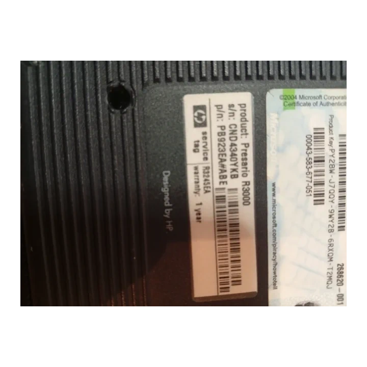 Portátil Compaq Presario R3000 Plata Para Piezas | ChollosPC