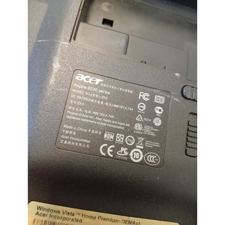 Portátil Acer Aspire 6530G Para Piezas o Reacondicionado | ChollosPC
