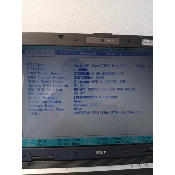 Portátil Acer Extensa 5620G Para Piezas o Reacondicionado | ChollosPC