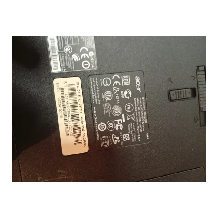 Portátil Acer Aspire 5542G Para Piezas o Reacondicionado | ChollosPC