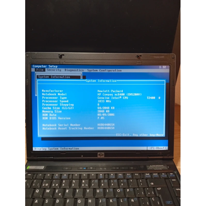 Portátil HP nc6400 Barato y Reacondicionado | ChollosPC