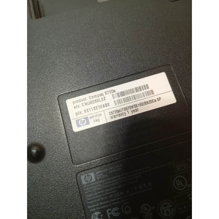 Portátil HP Compaq 6720s/6720e Negro/Gris Para Piezas | ChollosPC
