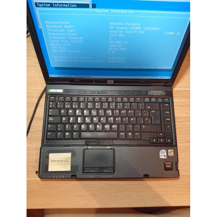 Portátil HP nc6400 Barato y Reacondicionado | ChollosPC