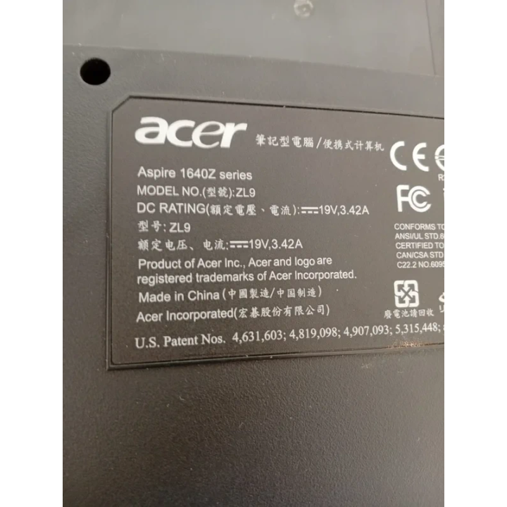 Portátil Acer Aspire 1640 Pentium 1.8GHz Para Piezas | ChollosPC