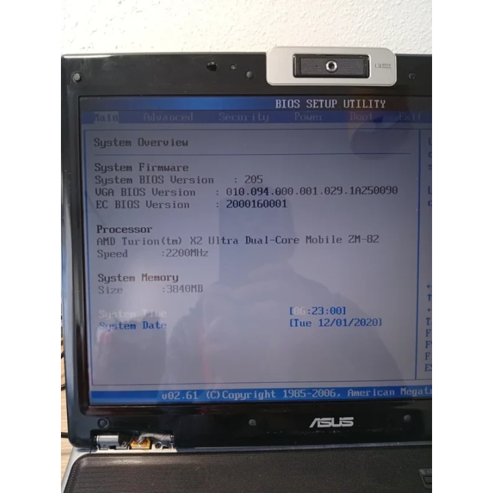 Portátil ASUS M51T Negro/Plateado Para Piezas | ChollosPC