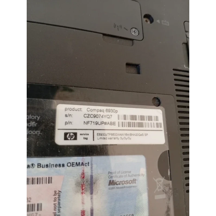 Ordenador HP EliteBook 6930p Para Piezas | ChollosPC